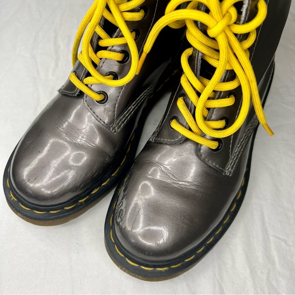 Dr. Marten’s Patent Lace Up Boots - Picture 4 of 7